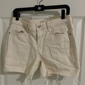 Old Navy Women's Off-White Jean Shorts